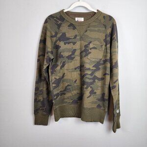 Champion and Todd Snyder collab sweatshirt sz S men long sleeve camo
